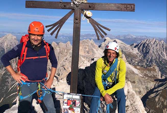 via normale Cima grande di lavaredo