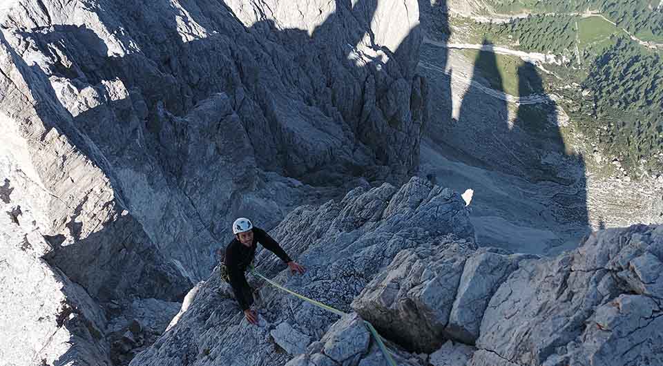 Arrampicata alla Torre Delago