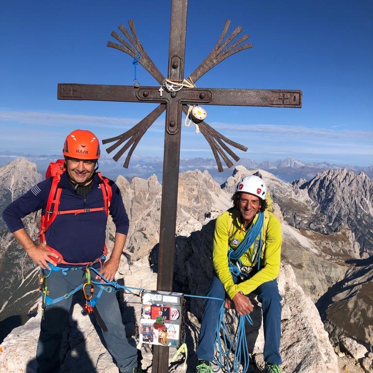 cima grande di lavaredo croce di vetta