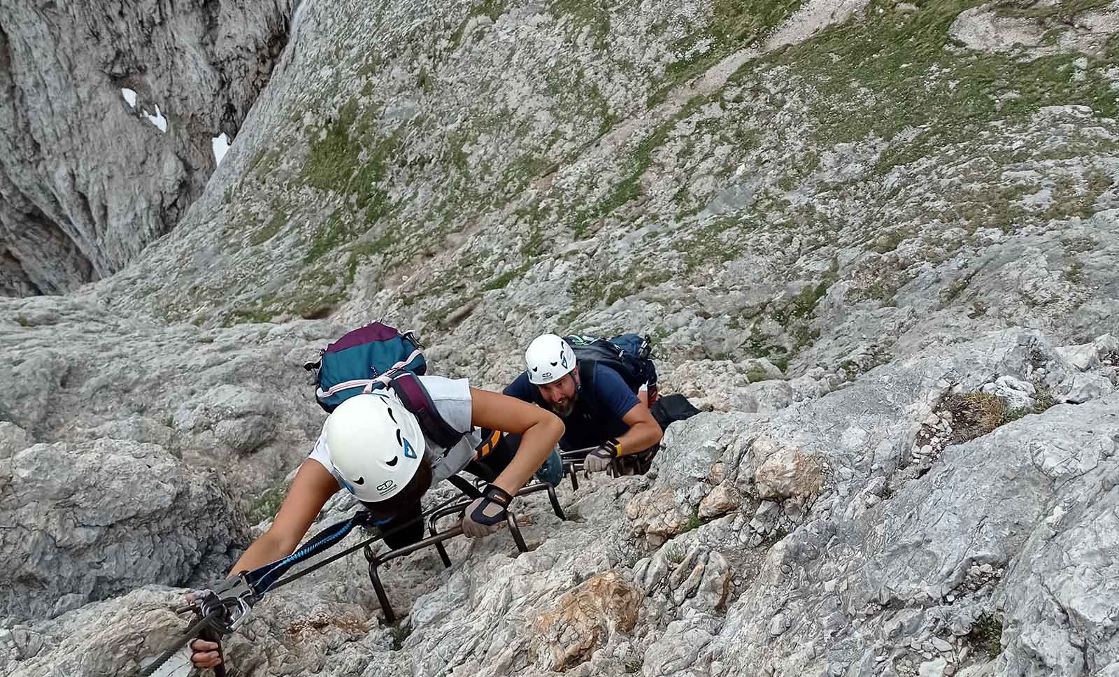 via ferrata brigata tridentina al pissadù