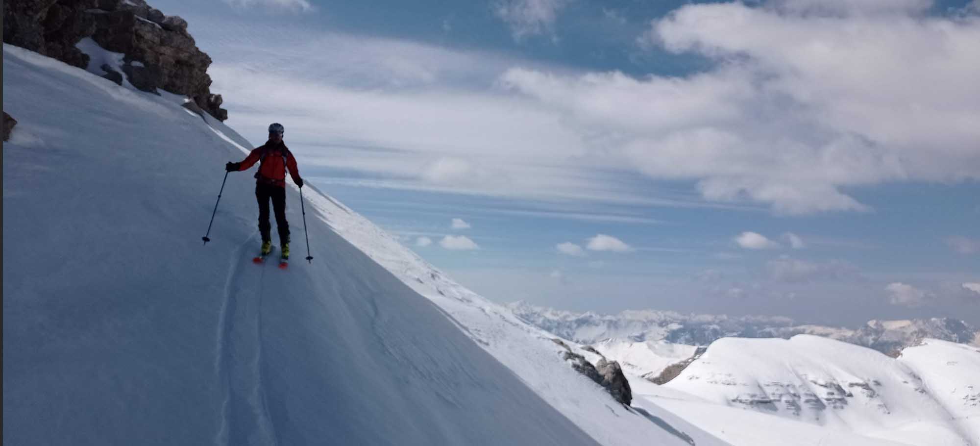 luigi baroni guida alpina sella pordoi scialpinismo